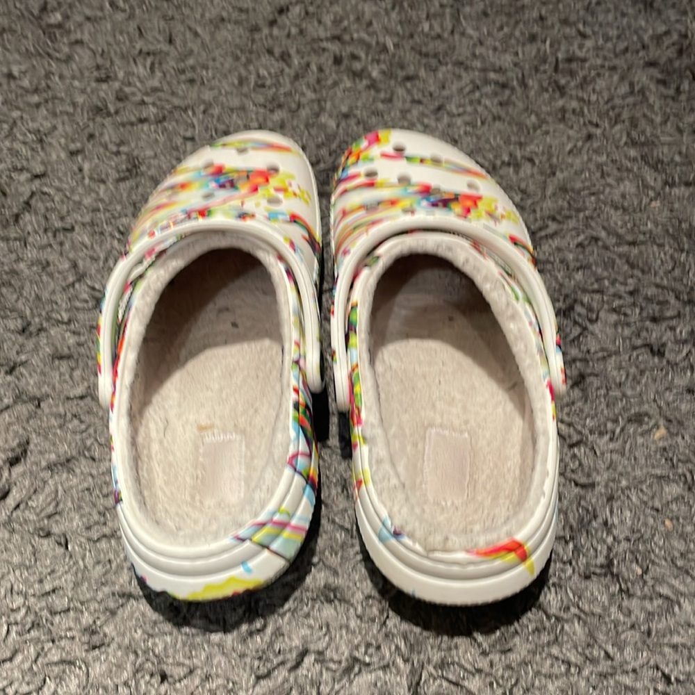 Paint Splatter Crocs View 3